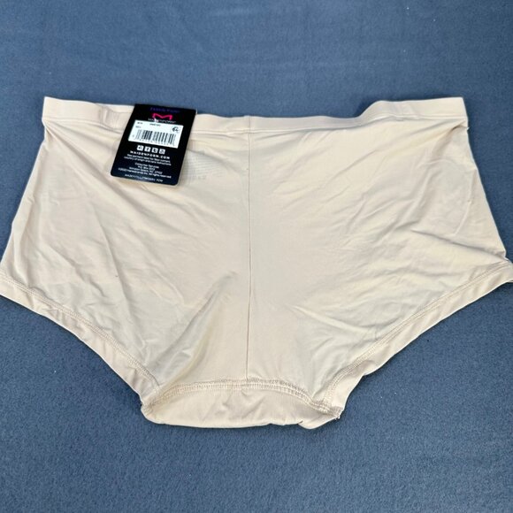 Maidenform Womens Size Medium 6 Panty Boyshort Barely There Beige New - Picture 2 of 9